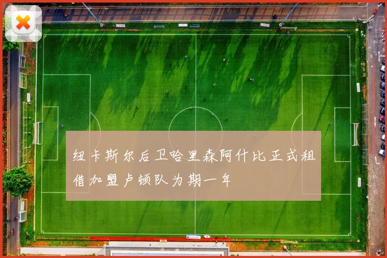 纽卡斯尔后卫哈里森阿什比正式租借加盟卢顿队为期一年